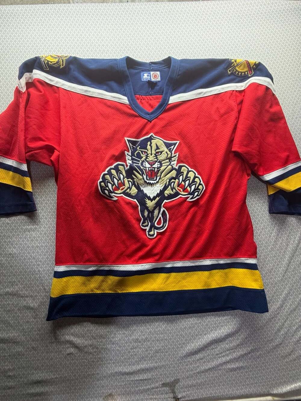 Vintage Starter Florida Panthers NHL Hockey Jersey Size Large
